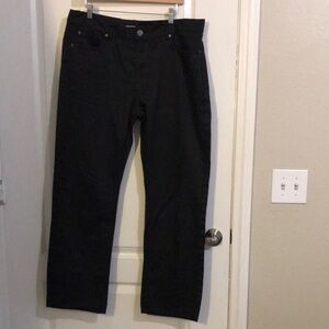 Men's Slim Straight Jeans - Black